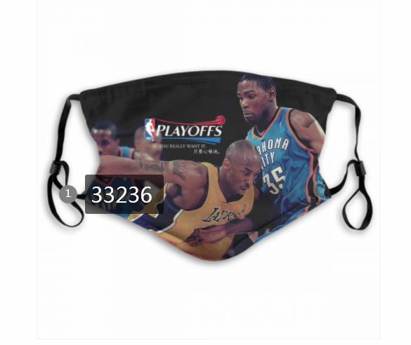 2021 NBA Los Angeles Lakers #24 kobe bryant 33236 Dust mask with filter